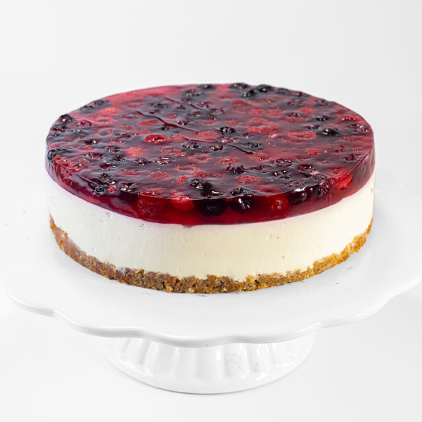 Cheesecake de berries sin azucar