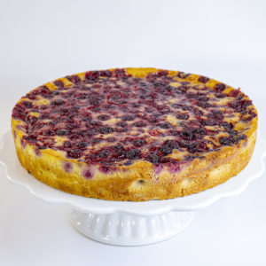 Kuchen de frambuesa